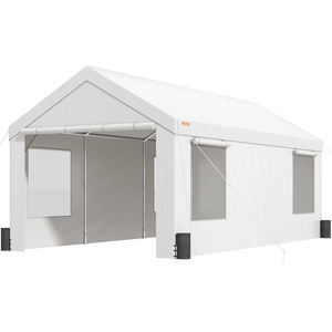 VEVOR toldo resistente para automóvil de 12 x 20 pies con ventanas ventiladas enrollables