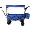 VEVOR Carrito de jardín plegable extragrande con toldo extraíble