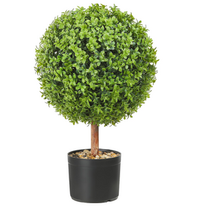 VEVOR 2x Bolas de boj artificiales 40,6cm incluye 4 mariposas decorativas y 10 piezas de repuesto