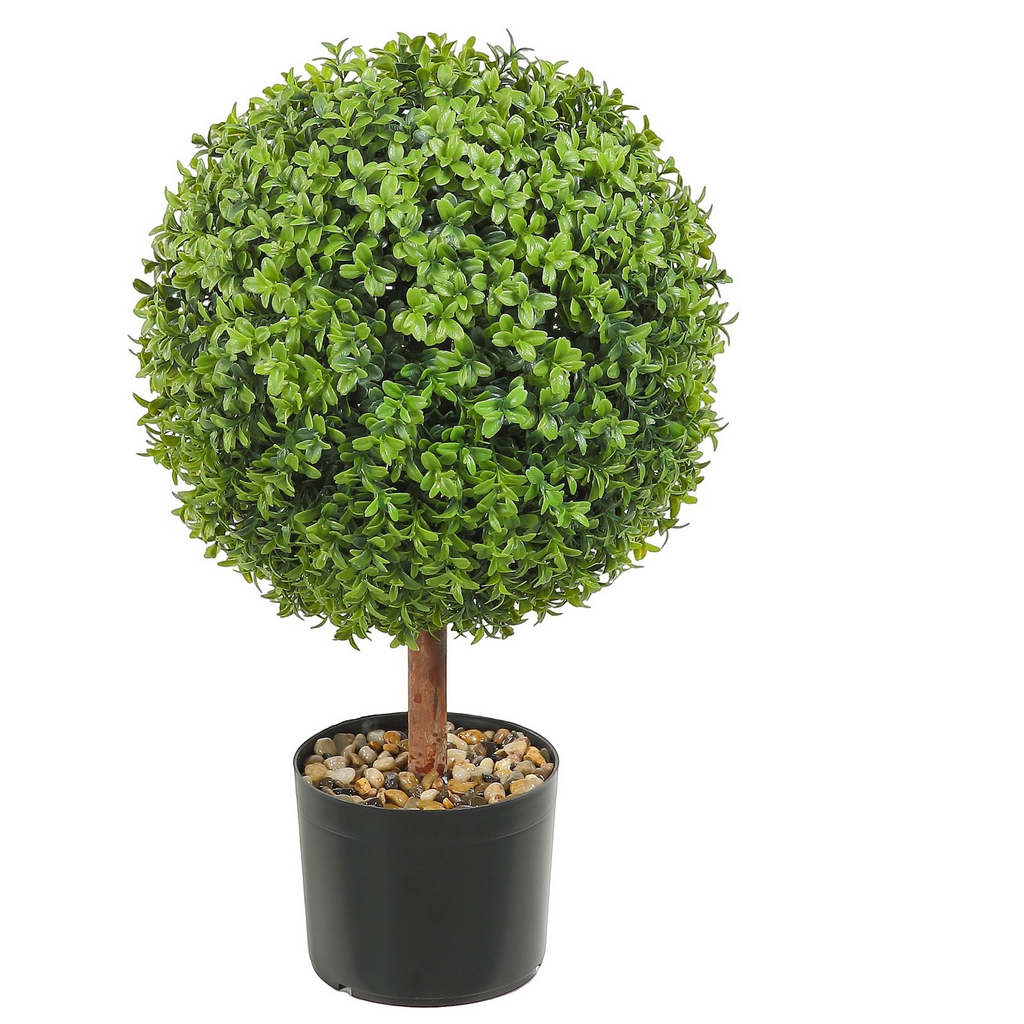 VEVOR 2x Bolas de boj artificiales 40,6cm incluye 4 mariposas decorativas y 10 piezas de repuesto