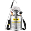 VEVOR Rociador de agua manual de 1 galón de acero inoxidable con varilla y mango de 12 pulgadas y manguera reforzada de 3 pies