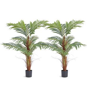 Palmera artificial planta artificial de 4 pies de alto