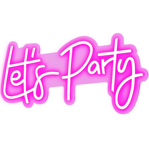 Letrero de neón Let's Party de VEVOR  23