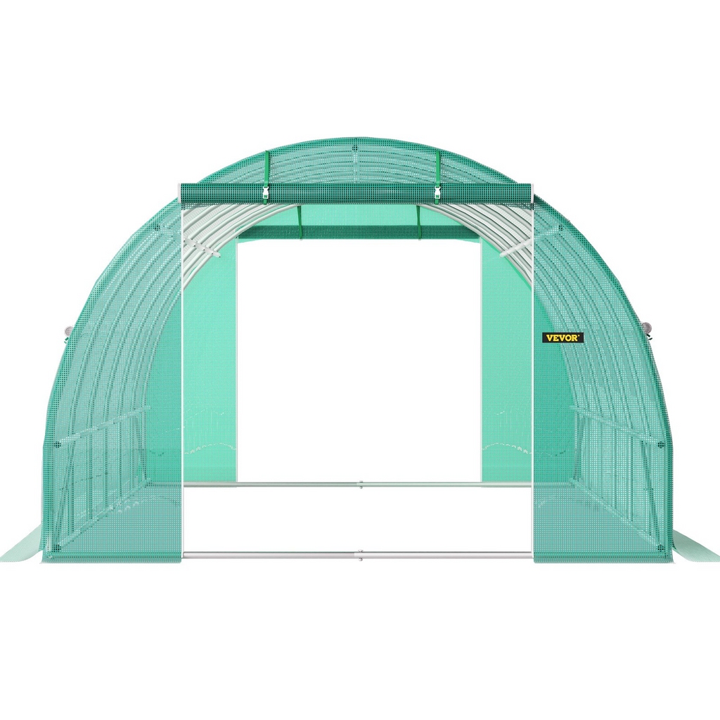 Invernadero de túnel portátil VEVOR de 20 x 10 x 7 pies con aros de acero galvanizado