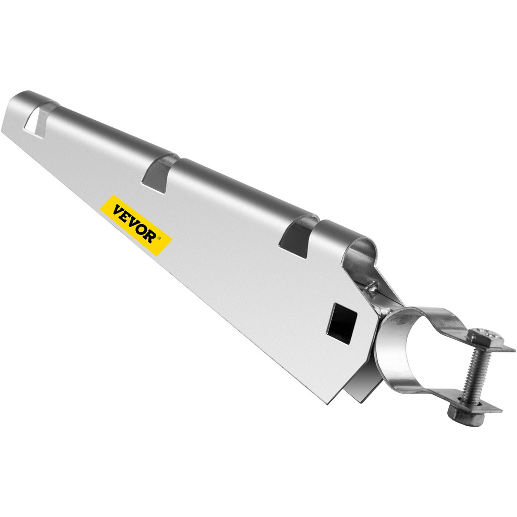 Juego de 10 brazos extensibles de alambre de púas para riel superior de 1-3/8"