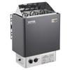 Calentador de sauna VEVOR de 4,5 KW y 220 V temporizador de 3 h y temperatura ajustable para un máximo de 105-210 pies cúbicos