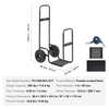 VEVOR Carrito para leña capacidad de 250 libras