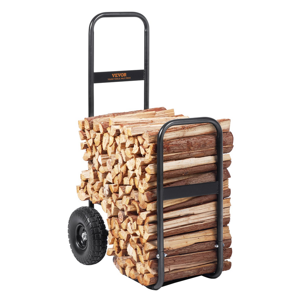 VEVOR Carrito para leña capacidad de 250 libras