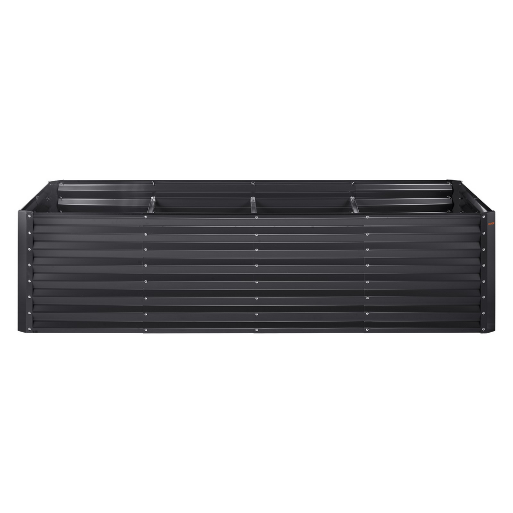 VEVOR - Macetero elevado galvanizado para jardín 249,5 x 120,9 x 59,4 cm