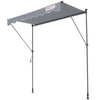 Toldo retráctil manual para exteriores de 118" con cortina parasol de 39"