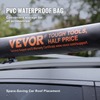 Toldo lateral para coche VEVOR de 4,6 x 6,6 pies retráctil para coche PU3000 mm UV50+ con bolsa de almacenamiento impermeable