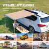 Toldo lateral para coche VEVOR de 4,6 x 6,6 pies retráctil para coche PU3000 mm UV50+ con bolsa de almacenamiento impermeable