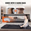 Sauna portátil de infrarrojos de PU con piedras terapéuticas y calefacción de fibra de carbono temperatura ajustable de 1 a 6 niveles de 95 a 185 ℉ temporizador de 1 a 60 minutos 75 x 35 pulgadas