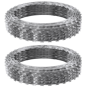 2 rollos de alambre de púas VEVOR de 98 piesde púas