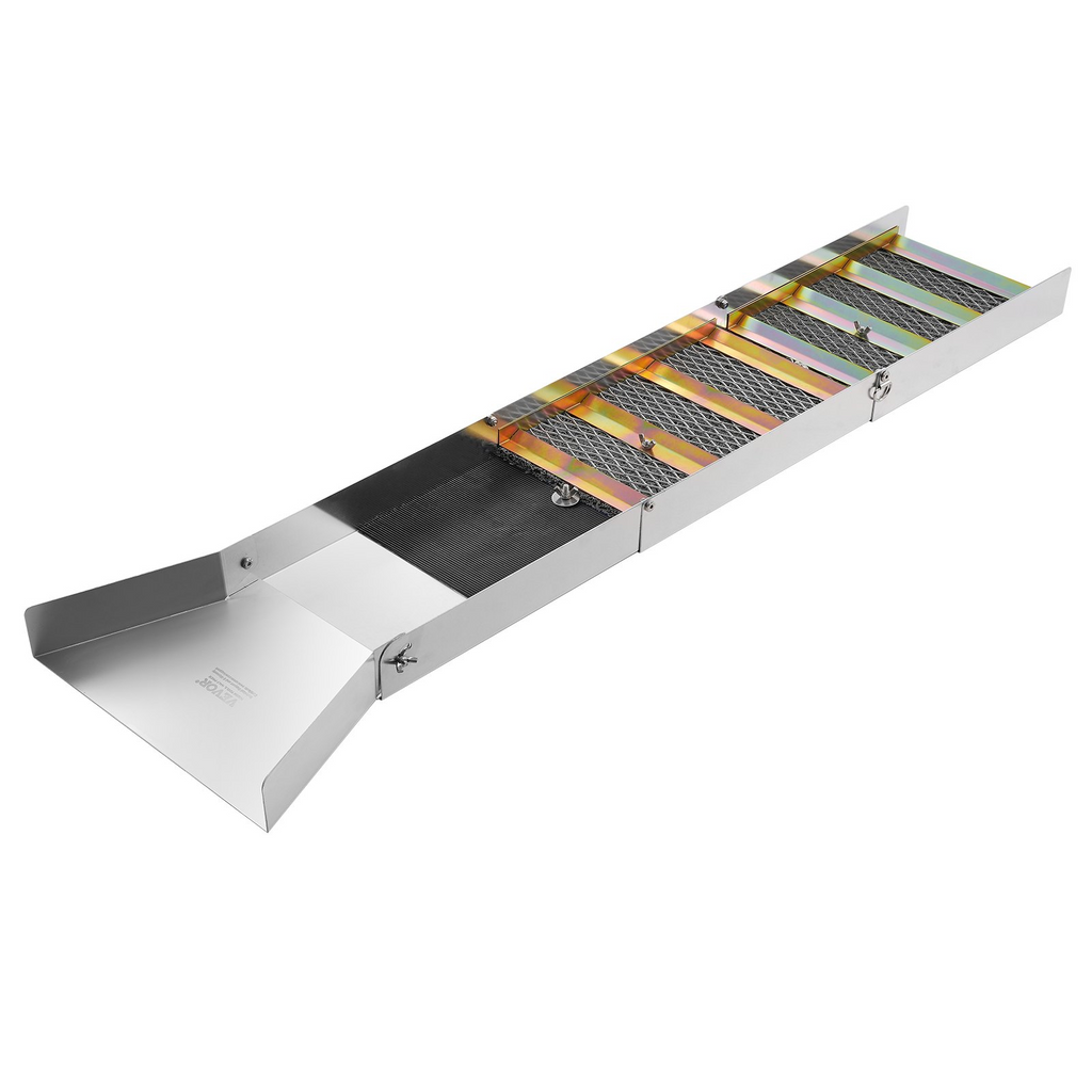 VEVOR - Kit de lavado de oro con caja de compuerta plegable de 50 pulgadas