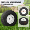 Paquete de 2 Neumáticos para tractor cortacésped VEVOR con llanta sin cámara de 16 x 6,5 a 8" 3" tamaño de buje de 3/4"