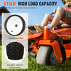 Paquete de 2 Neumáticos para tractor cortacésped VEVOR con llanta sin cámara de 16 x 6,5 a 8" 3" tamaño de buje de 3/4"