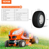 Paquete de 2 Neumáticos para tractor cortacésped VEVOR con llanta sin cámara de 16 x 6,5 a 8" 3" tamaño de buje de 3/4"