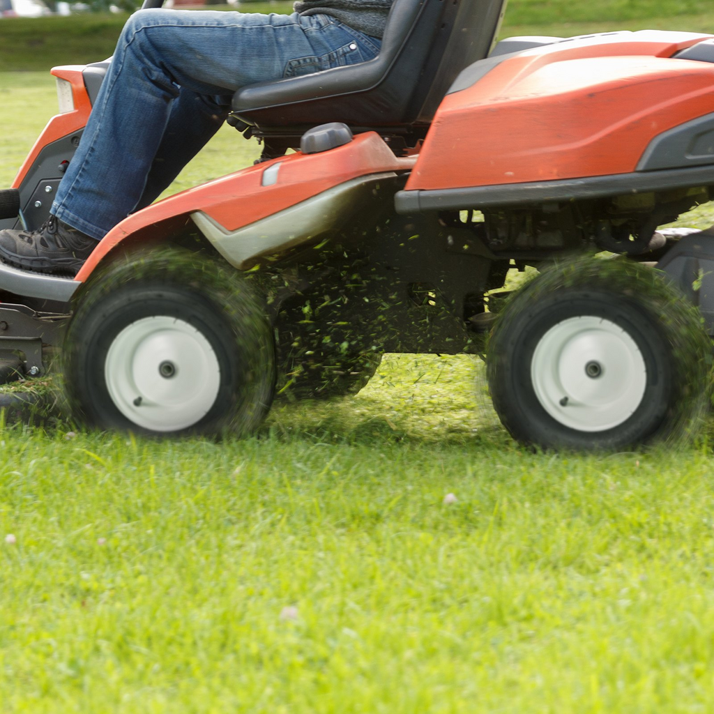 Paquete de 2 Neumáticos para tractor cortacésped VEVOR con llanta sin cámara de 16 x 6,5 a 8" 3" tamaño de buje de 3/4"