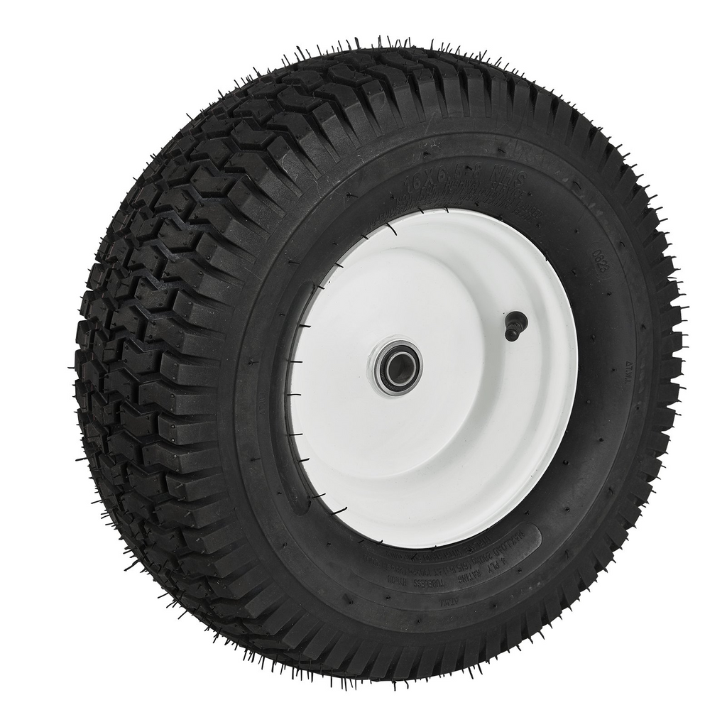 Paquete de 2 Neumáticos para tractor cortacésped VEVOR con llanta sin cámara de 16 x 6,5 a 8" 3" tamaño de buje de 3/4"