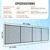 Valla para piscina VEVOR valla de 4 x 12 pies