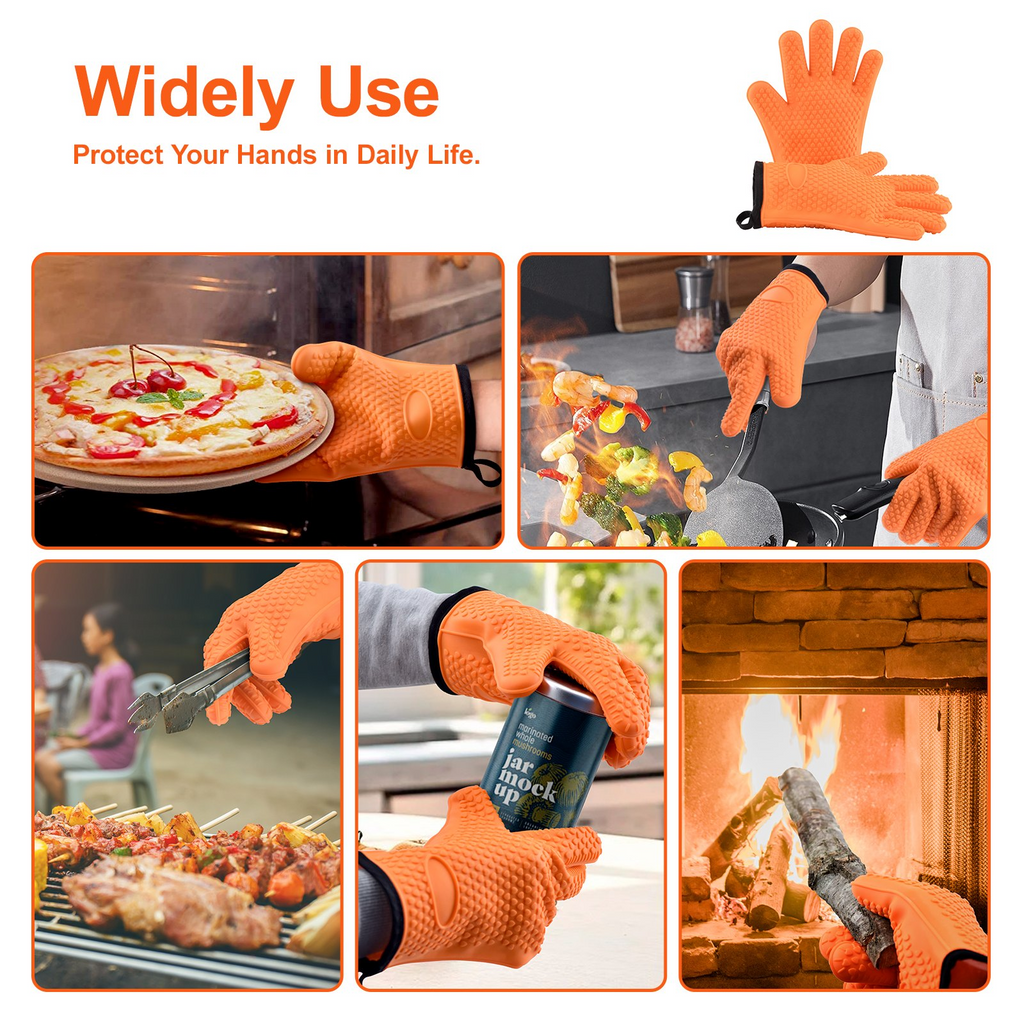 Guantes de silicona para horno ahumador VEVOR