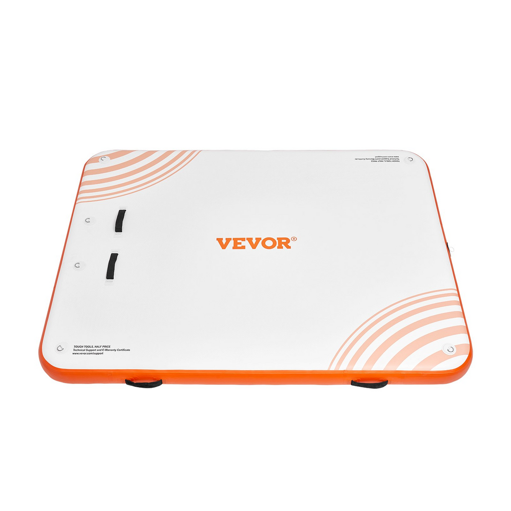 VEVOR Muelle flotante inflable de 6 x 5 pies