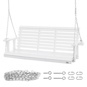 VEVOR Columpio de madera para porche de 1,6 m capacidad de carga mejorada de 400 kg,
