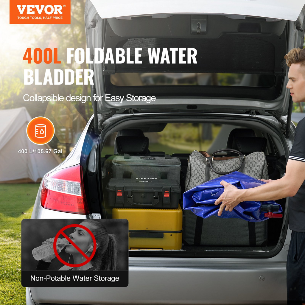 VEVOR - Tanque de agua para RV de 400 l/105,7 galones