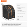 Tienda de sauna VEVOR con infrarrojos lejanos de 1050 W