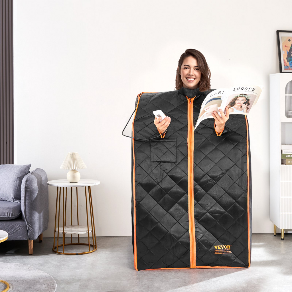 Tienda de sauna VEVOR con infrarrojos lejanos de 1050 W