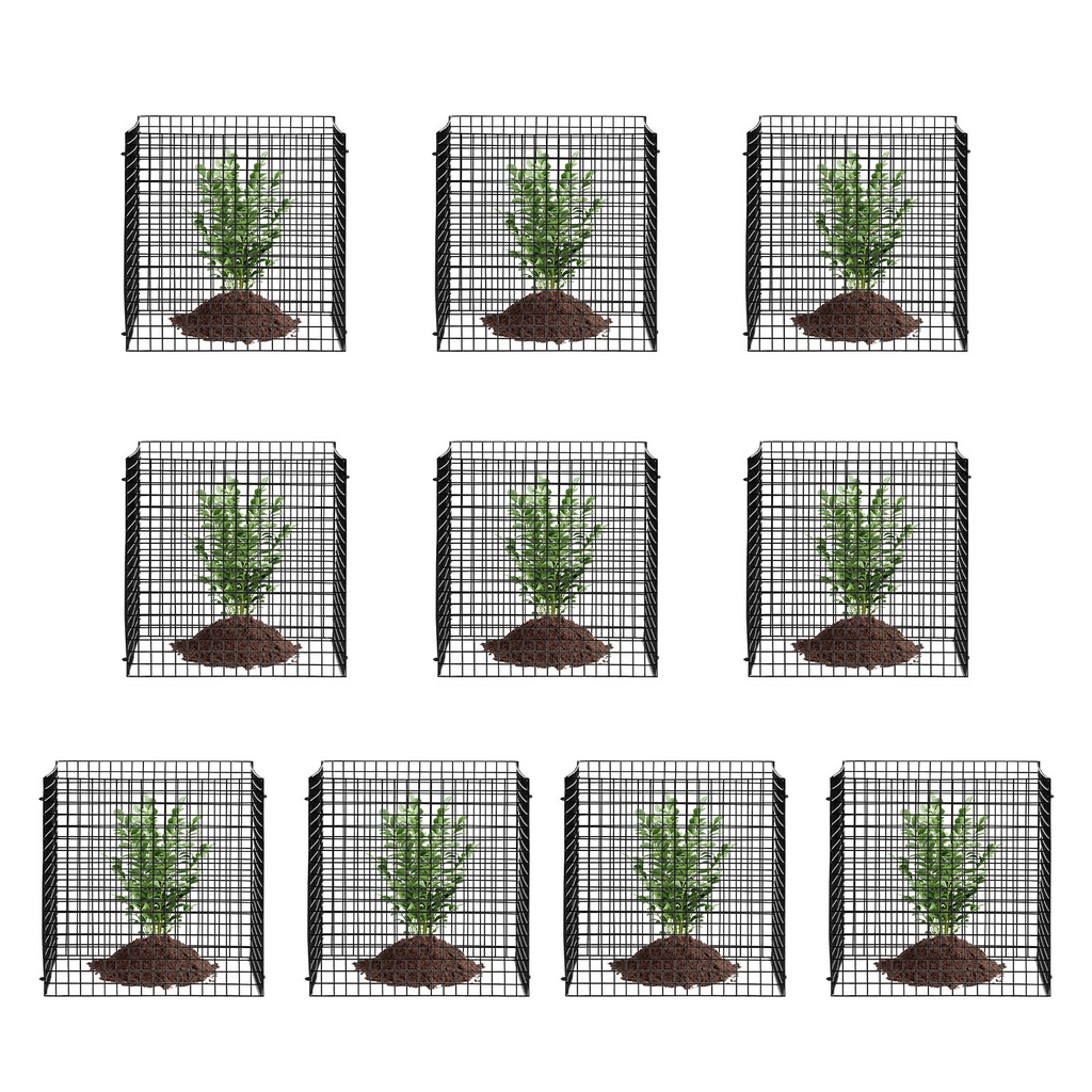 VEVOR - Paquete de 10 protectores de plantas de animales de 12 x 12 pulgadas