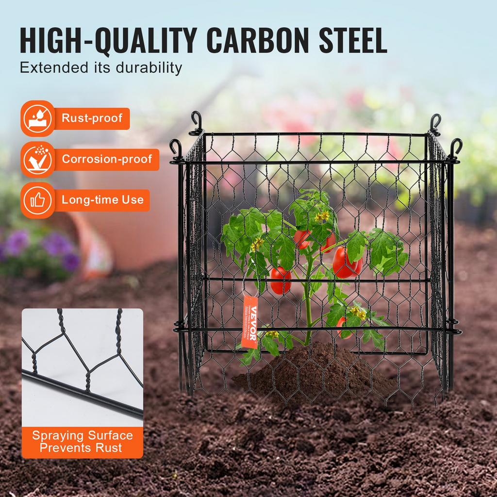 VEVOR - Paquete de 5 protectores de plantas de animales de 13,4 x 13,4 pulgadas