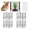 VEVOR - Paquete de 5 protectores de plantas de animales de 13,4 x 13,4 pulgadas