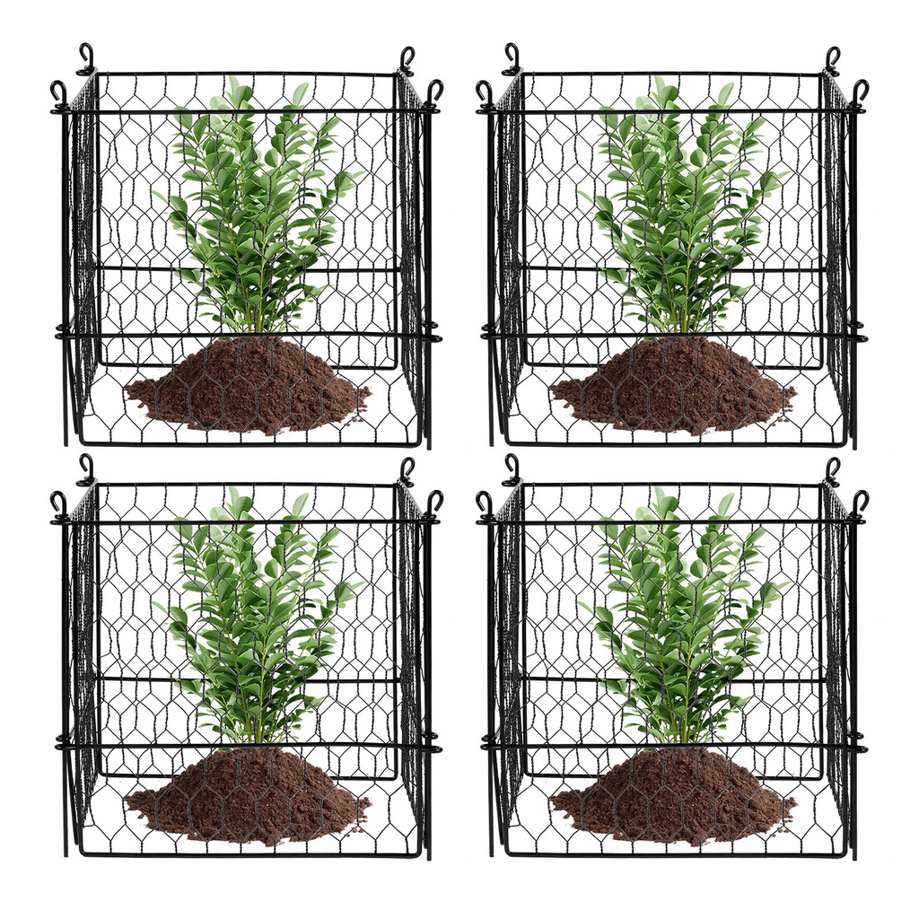 VEVOR - Paquete de 5 protectores de plantas de animales de 13,4 x 13,4 pulgadas