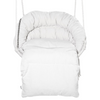 Silla colgante tipo hamaca VEVOR de macramé con cojín para interior y exterior