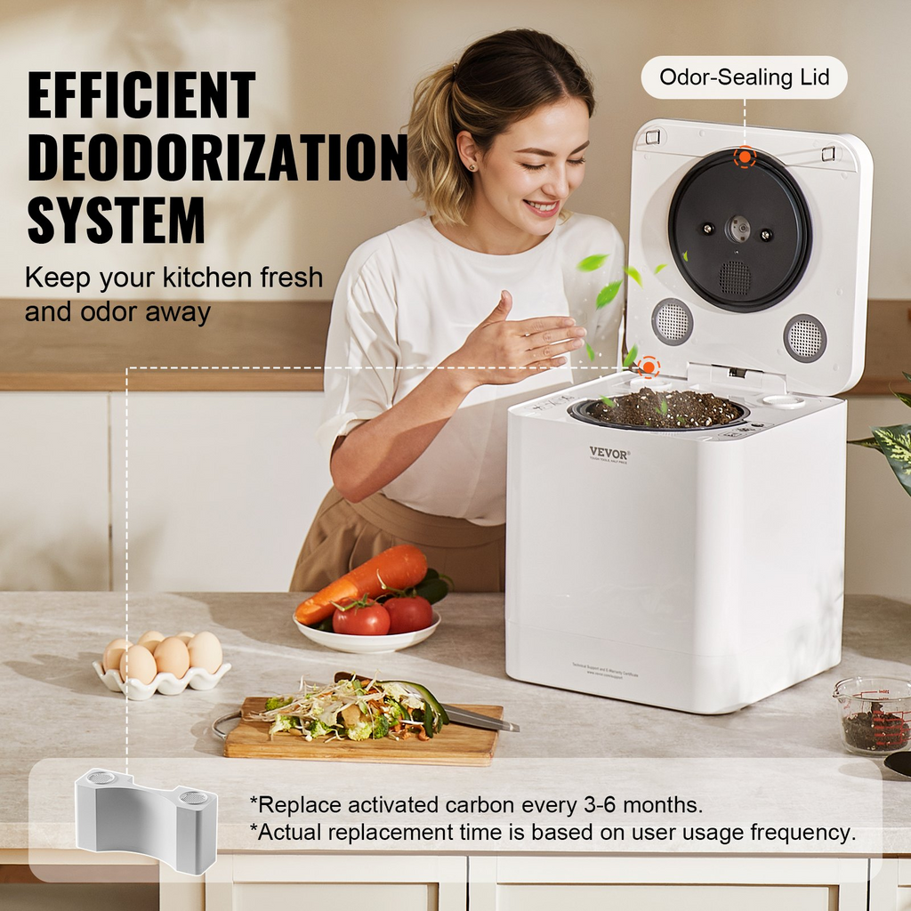Compostador eléctrico de cocina VEVOR de 5 l