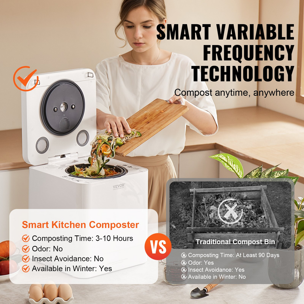 Compostador eléctrico de cocina VEVOR de 5 l