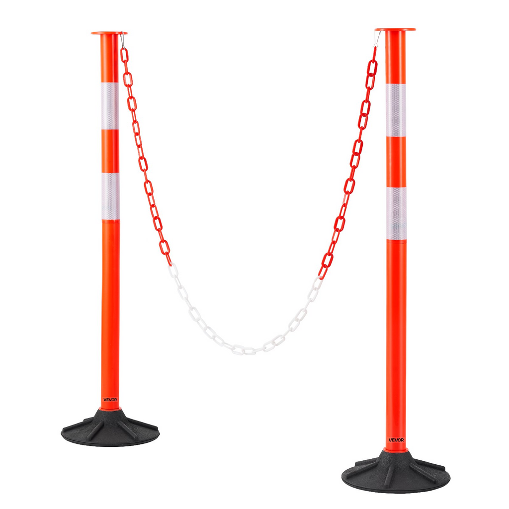 VEVOR Pack De 2 Postes De Se alizaci n Vial Conos De Seguridad Vial vevor-pack-de-2-postes-de-se-alizaci-n-vial-conos-de-seguridad-vial