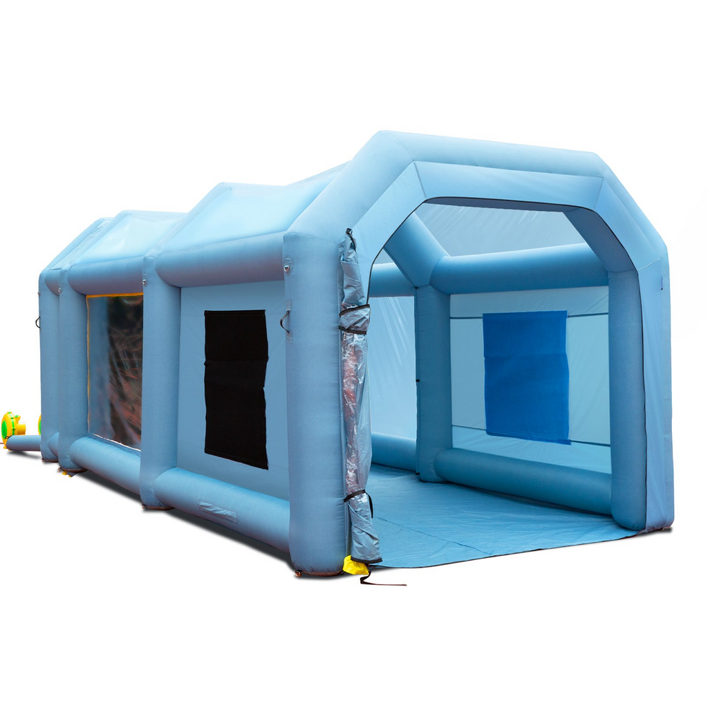 Cabina de pintura inflable VEVOR 20 x 10 x 8 pies 480 W + 750 W de alta potencia