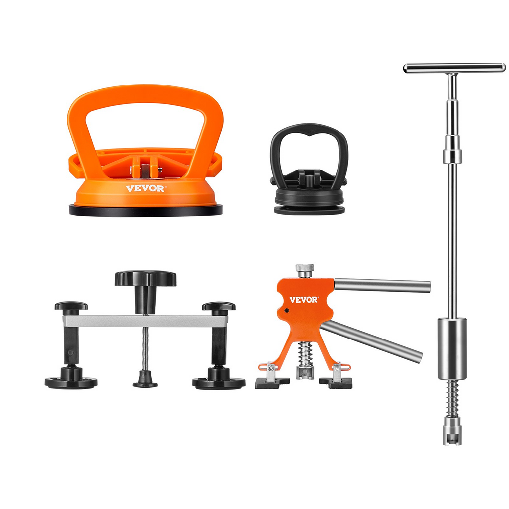 VEVOR - Kit de reparación para quitar abolladuras de carrocería de coche, herramienta elevadora de puentes, eliminador de granizo sin pintura