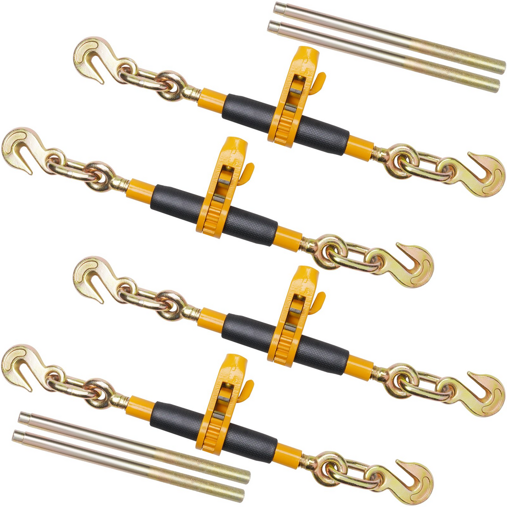 Tensor de cadena con trinquete de 3/8" a 1/2" límite de carga seguro de 12 000 lb