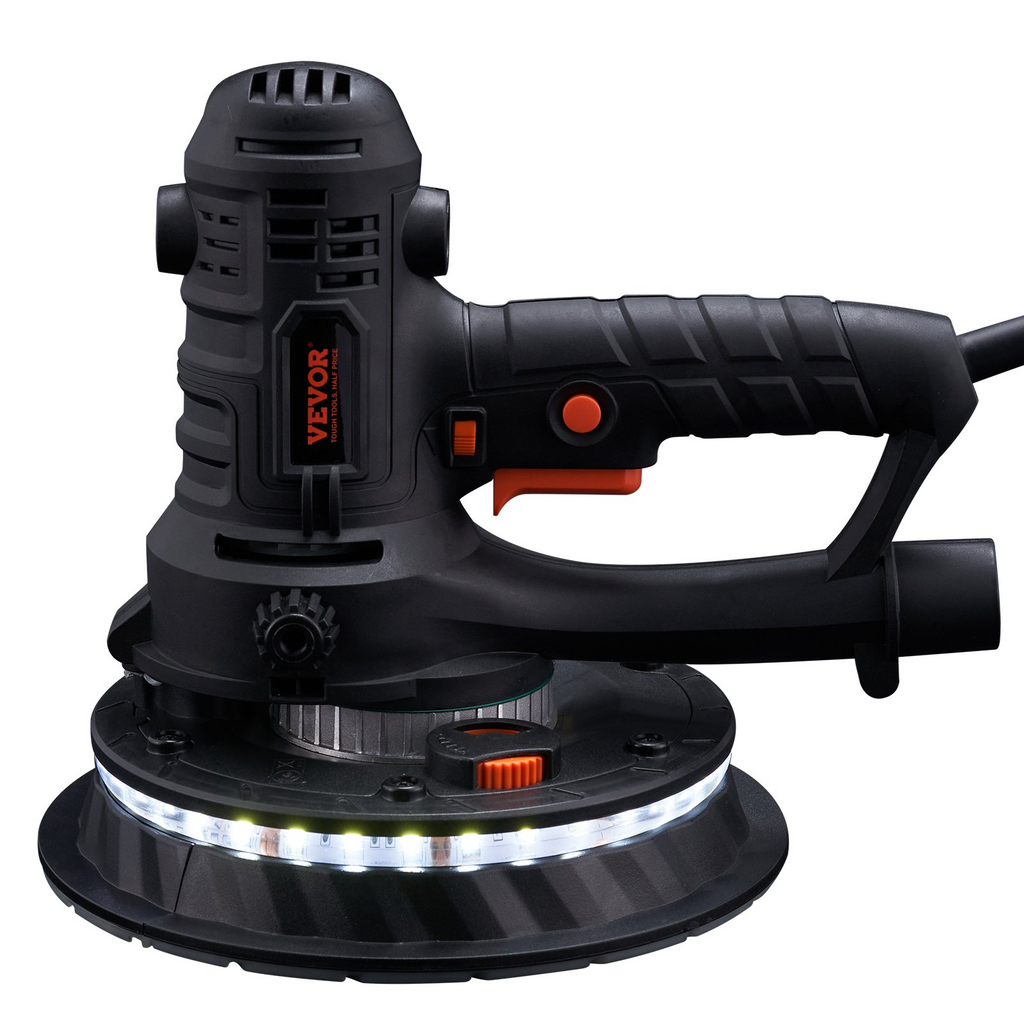 Lijadora de paneles de yeso VEVOR con motor de cepillo de 800 W velocidad variable de 1200 a 2300 RPM
