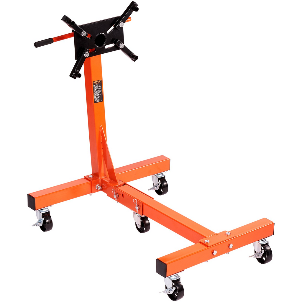 Soporte para motor VEVOR soporte giratorio para motor de 1500 lb (3/4 de tonelada) con cabezal ajustable de 360 grados