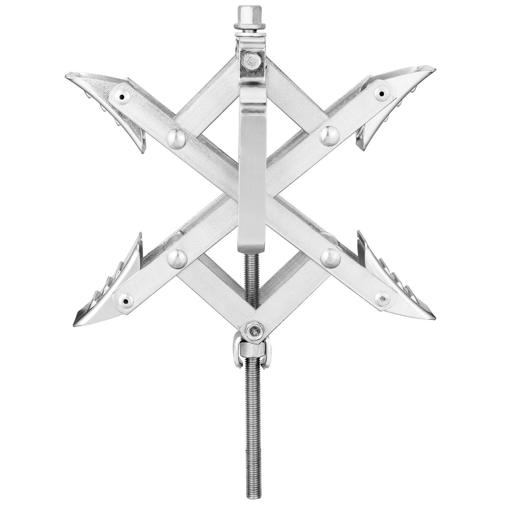 VEVOR Estabilizador de calzos para ruedas de autocaravana para ruedas de RV en forma de X Apto para Espacios de Neumáticos de 1.5" a 10"