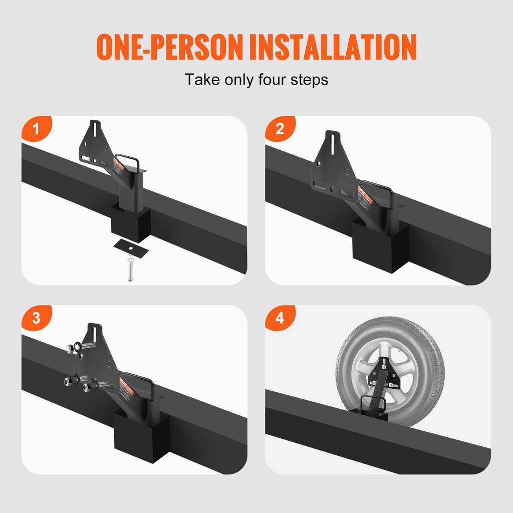 Porta llantas de repuesto VEVOR capacidad de 160 lb