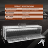VEVOR Caja de almacenamiento para debajo de la carrocería de camión 60" × 17" × 18"