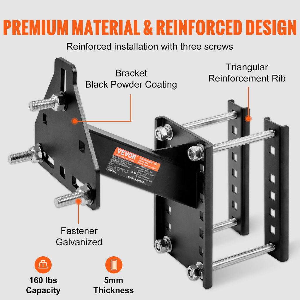 Porta llantas de repuesto VEVOR capacidad de 160 lb