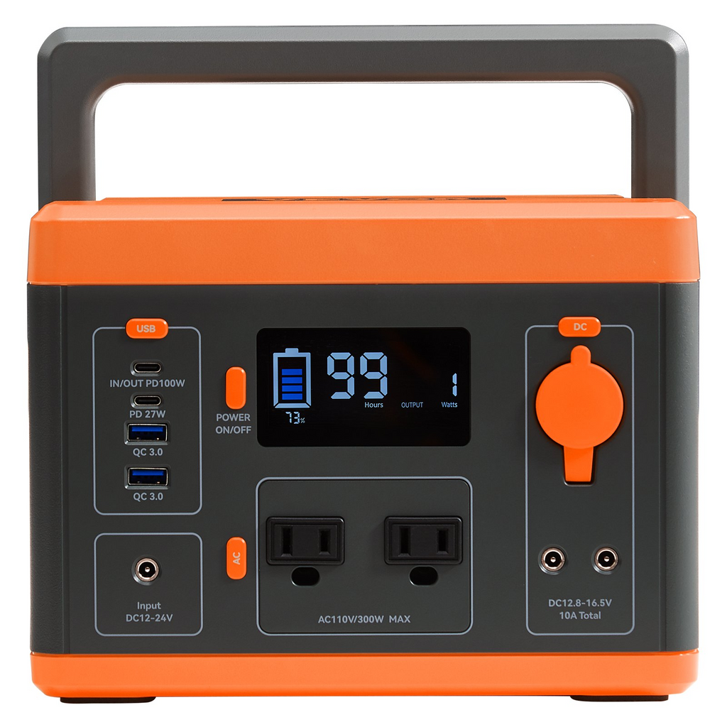 Estación de energía portátil VEVOR 296Wh 300W Batería de litio de respaldo