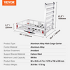 VEVOR Portaequipajes de enganche de 50 x 29,5 x 8,7 pulgadas